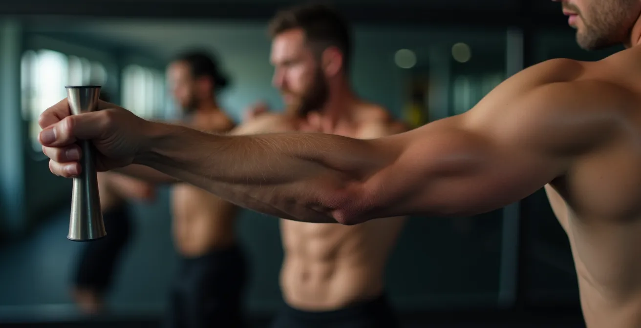 Instructeur montrant trois variantes de mouvement simultanément